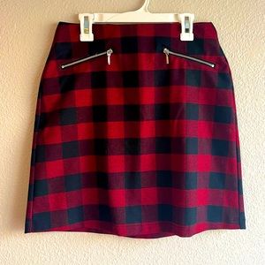 Plaid Mini Skirt